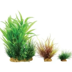 ZOLUX - Plantes artificielles pour aquarium - - plantkit - taille s - lot de 3