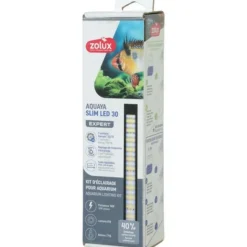 ZOLUX - Rampe d'éclairage - zolux - slim led dimmable - ajustable et adaptable en remplacement d'un tube néon t8 ou t5 - 30 cm