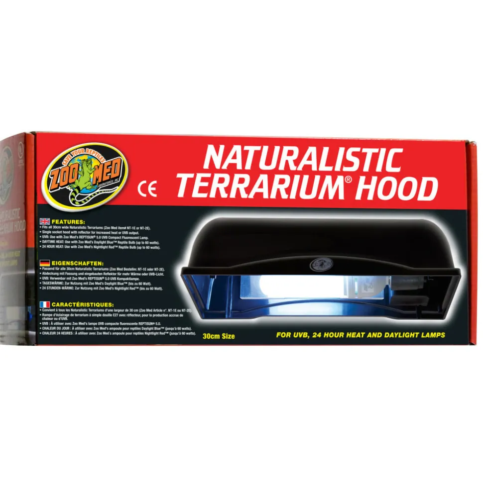 ZOO MED - Rampe d'éclairage naturalistic terrarium hood 30 cm lf-50e