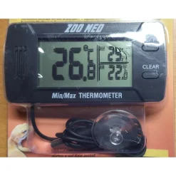ZOO MED - Thermomètre digital de précision mini maxi th-32 e pour reptiles