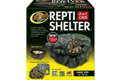 ZOOMED - Cachette humide - repti shelter large 30 cm - grotte humide pour reptiles (lézards, serpents)