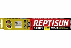 ZOOMED - Repti sun 5.0 t5 15 w - tube t5 uvb 30 cm - tube d'éclairage t5 pour terrarium destiné aux reptiles (lézards, tortues)