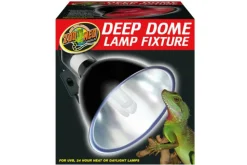 ZOOMED - Support de lampe - deep dom - support d'ampoule chauffante / uvb pour reptiles (lézards, serpents, tortues), amphibiens et inve